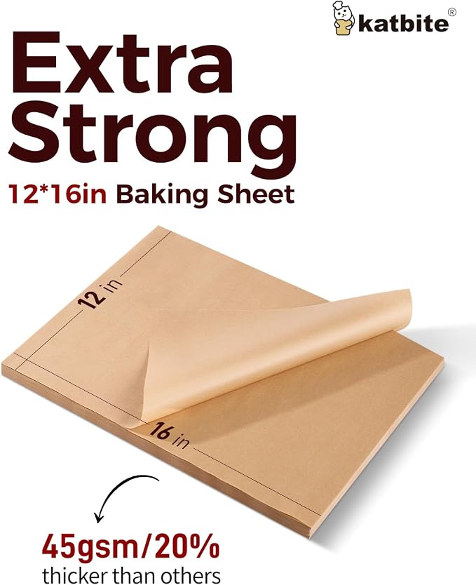 Katbite 200Pcs 12x16 In Unbleached Parchment Paper - Image 2