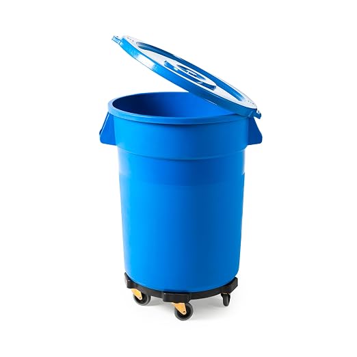 PRO&Family Commercial Round Trash Can by PRO%26Family