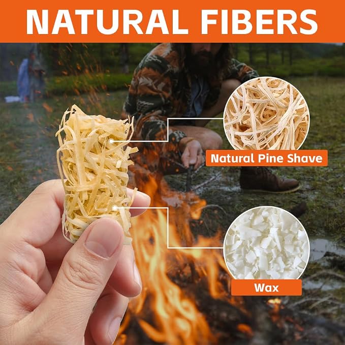 80pcs Natural Fire Starters - Image 3