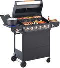Unovivy Large 6-Burner Propane Gas Grill by Unovivy