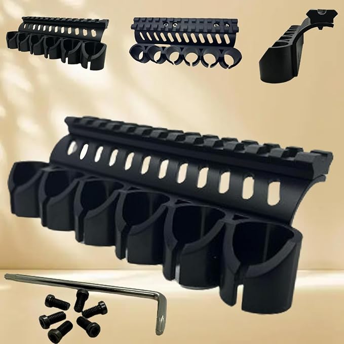 Gotical – Quick Detach Saddle Side 12 Gauge 6 Round Shell Holder Carrier Plate - Image 2