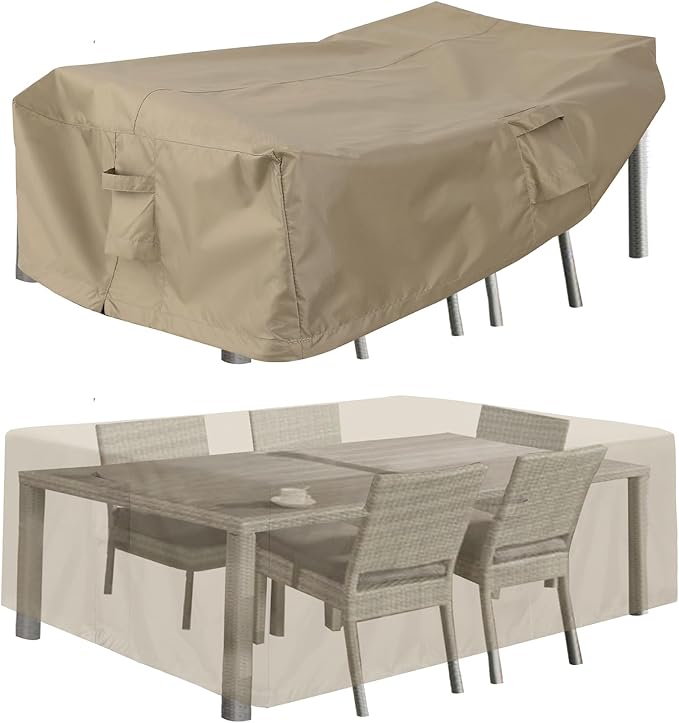 PureFit Patio Furniture Covers, Outdoor Table Furniture Cover Waterproof by PureFit