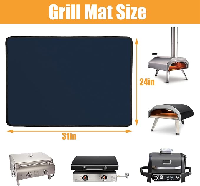 24x31in Heat Resistant Grill Mats - Image 4