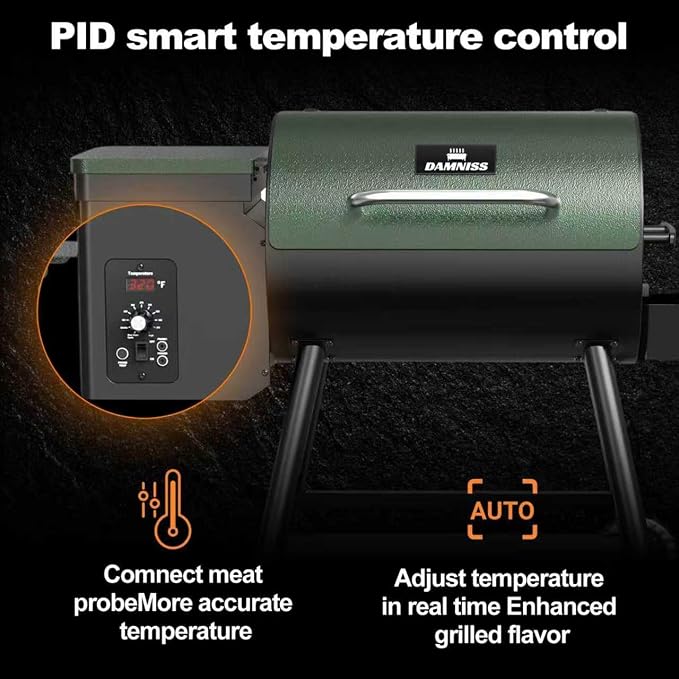 Electric Wood Pellet Smoker Grill 8 In 1 BBQ Grills - Image 3