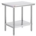 Mophorn Commercial Worktable & Workstation 24 x 30 x 32 Inch Stainless Steel by VEVOR
