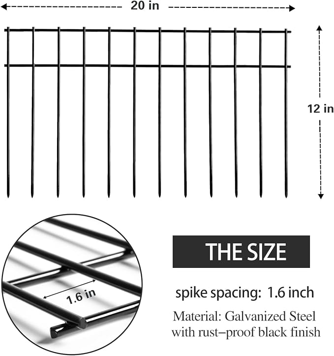 ADAVIN Small or Medium Animal Barrier Fence, Garden Fence Animal Barrier - Image 5