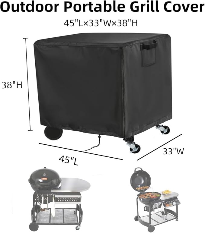 Outdoor Grill Cover for Weber 22 Inch Performer Charcoal, Waterproof Heavy Duty - Image 2