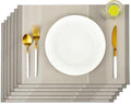 Placemats Set of 6, Faux Leather Placemats, Waterproof by Unknown