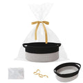 Gift Basket with Gift Bag and Ribbons, Small Rope Woven Shelf Storage, Baskets by HZFTJOY