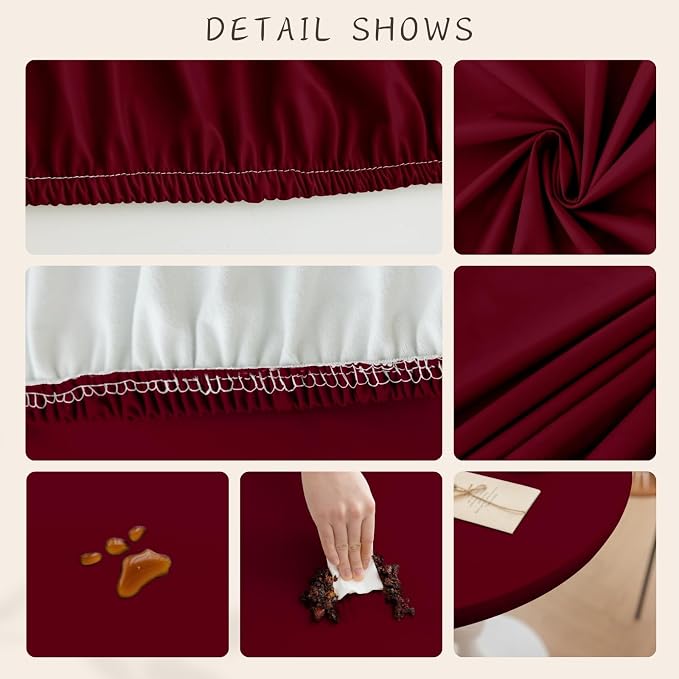 Round Fitted PU Tablecloth - Image 6
