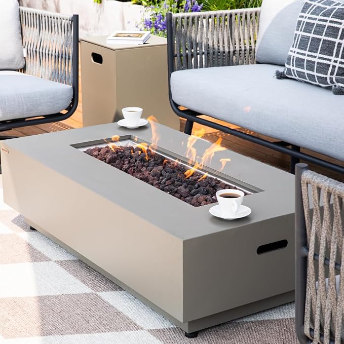 Westwood 50” Propane Fire Pit Smokeless Firepit Outdoor Gas Fire Pit - Image 6