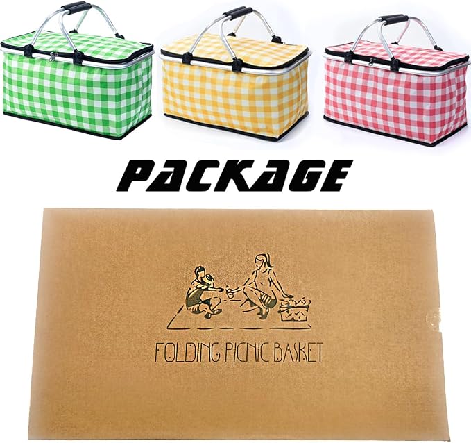 Insulated Picnic Basket Cooler Bag - Image 6