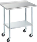 Stainless Steel Table for Prep & Work by ROCKPOINT