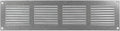 Repa Market Air Vent Cover 16x4 Inch Galvanized Steel Louvered Grill Cover by RepaMarket