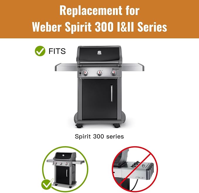 7636 15.3-Inch Flavorizer Bars for Weber Spirit & Spirit II 300 Series - Image 3