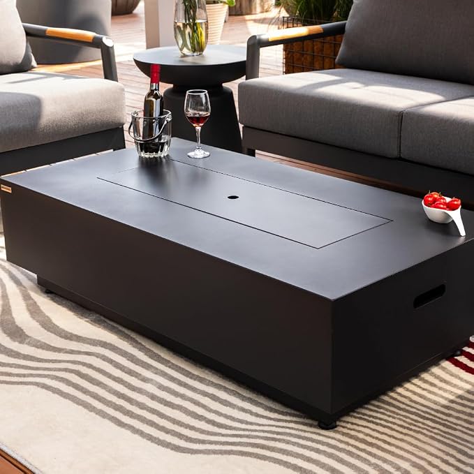 Westwood 50” Propane Fire Pit Smokeless Firepit Outdoor Gas Fire Pit - Image 4
