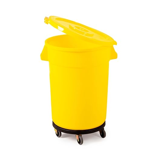 PRO&Family Commercial Round Trash Can by PRO%26Family