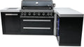 Mont Alpi MAi805-BSS90FC Black Stainless Steel 90 Degree Corner Gas Outdoor by MontAlpi