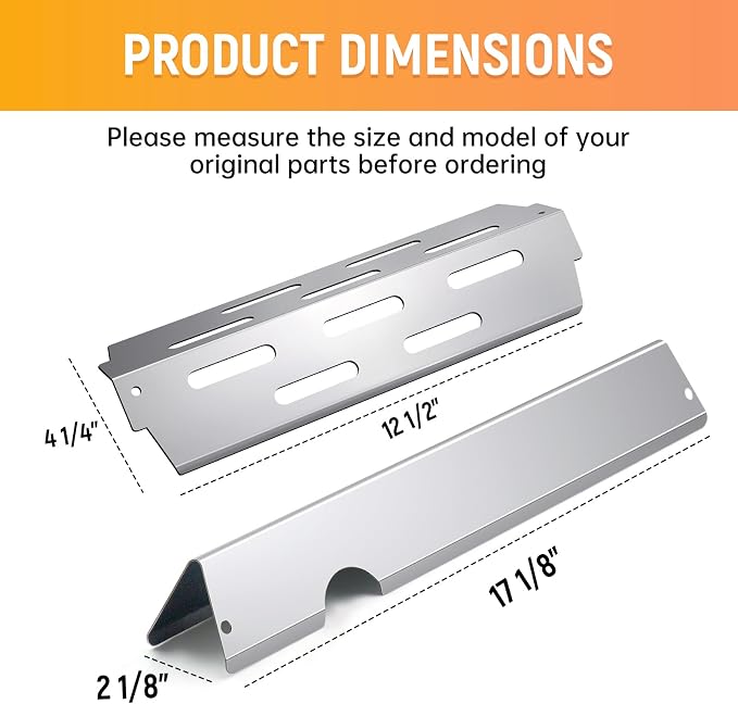 Grill Flavorizer Bars for Weber Genesis II E-410, LX E-440, Weber Genesis 2 - Image 2