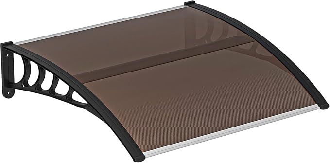 Simply-Me 40" x 40" Door Window Awning Polycarbonate Cover Front Door Outdoor by Unknown