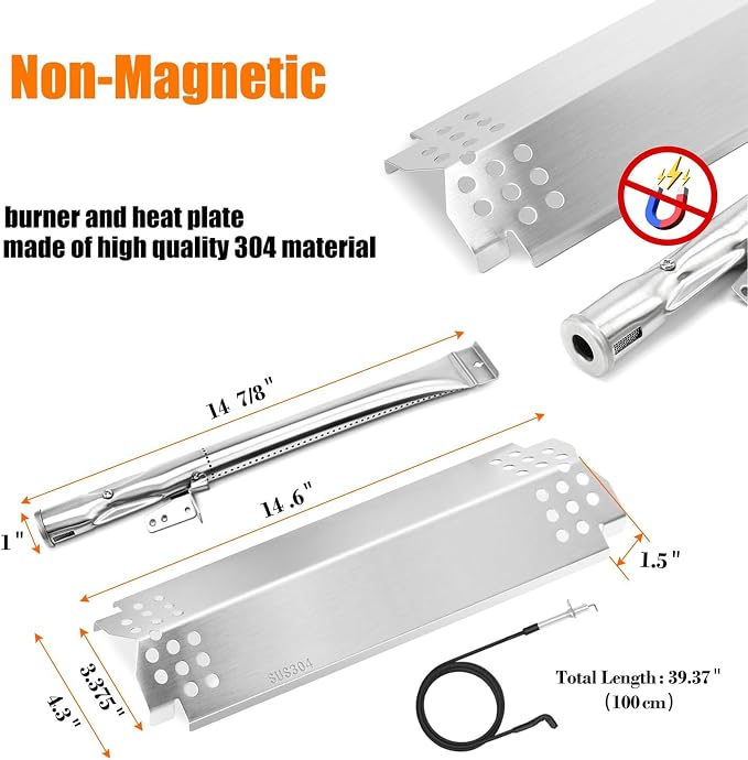 Hisencn Grill Parts for Home Depot Nexgrill 4 Burner 720-0830H, 720-0783E Gas - Image 2