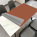 Leather Table Pad, 1.8mm Thick, 40x66 Inch, Dining Table Pad, Table Pads by Zinkooat