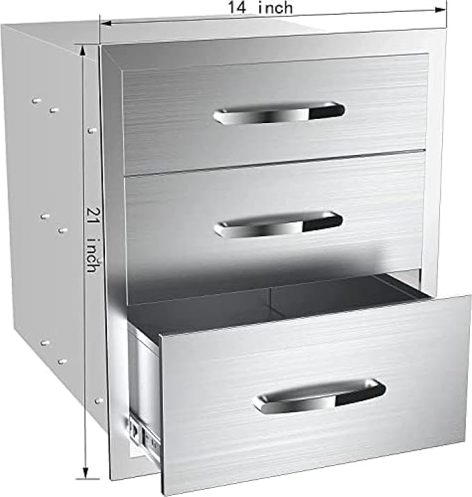 Stainless Steel Outdoor Kitchen Drawers - Image 3