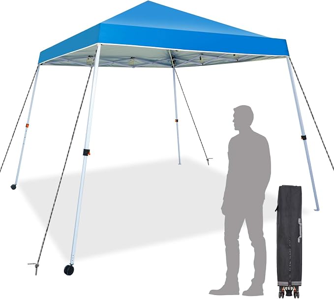 Sunnyglade 10x10 Ft Pop Up Canopy Tent One Button Easy Pop Up Outdoor Instant by Sunnyglade