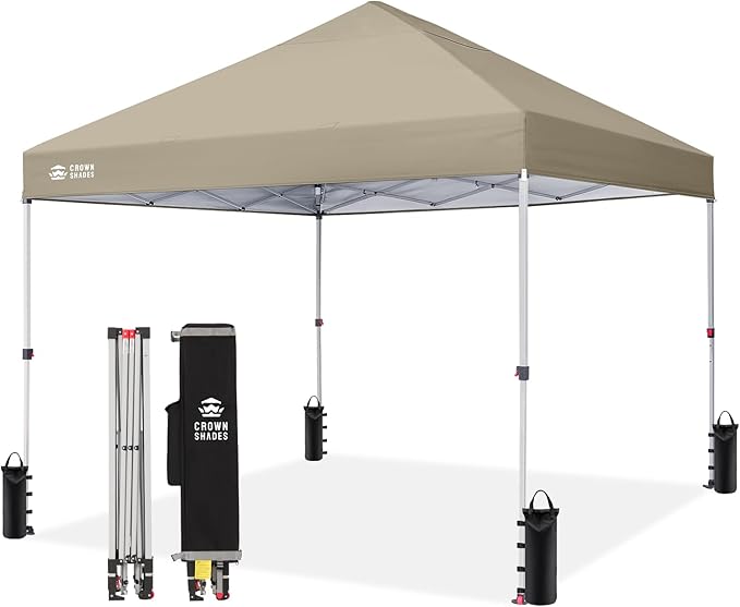 CROWN SHADES 8x8 Pop Up Canopy by CrownShades