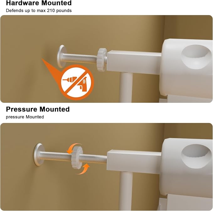 Wide Baby Gate for Stairs, Hallways - Image 3