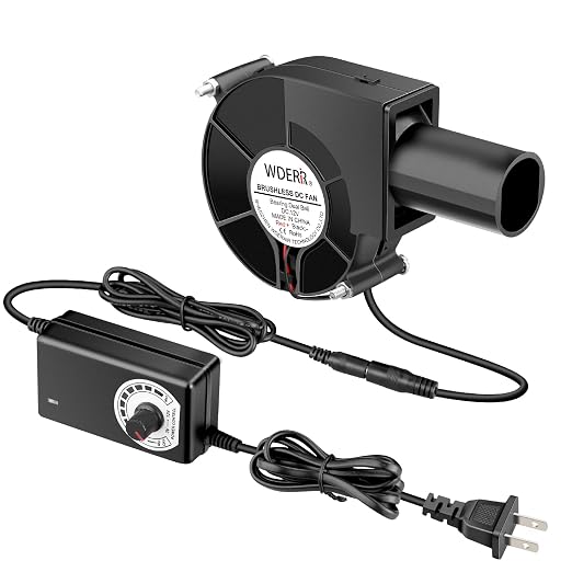 97mm x 33mm BBQ Blower Fan 12V - Image 6