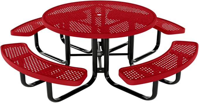 COATEDOUTDOORFURNITURE Heavy-Duty Portable Outdoor Kids Table by CoatedOutdoorFurniture