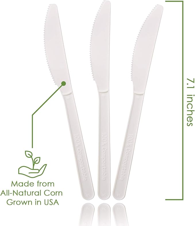 Ecovita 100% Compostable Knives - Image 3