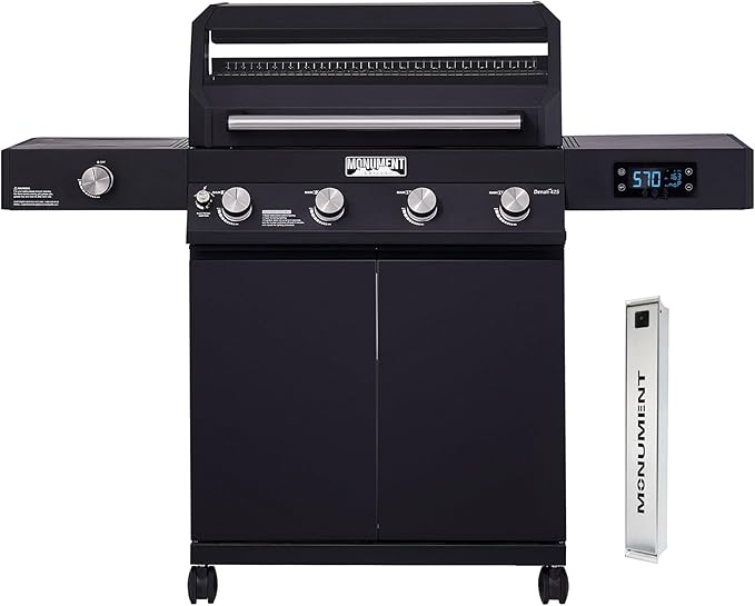 Monument Grills 4-Burner Liquid Propane Gas Smart bbq Grill Denali 425 by MonumentGrills