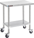 DuraSteel 30x36 NSF Stainless Steel Cart Work Table by DuraSteel