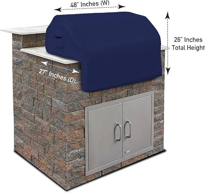 Covers & all Built-in Outdoor Grill Cover, Durable 12 Oz Waterproof Cover Max - Image 2