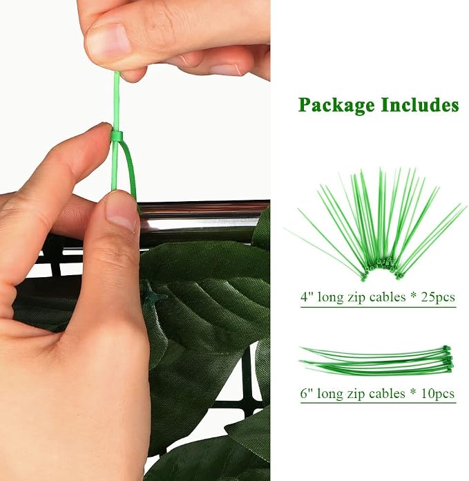iCover 2PK 39 * 98in Artificial Ivy Privacy Fence Screen Cover, Highly Dense - Image 5