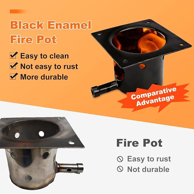 GRISUN Fire Pot Burn Pot and Hot Rod Ignitor Kit - Image 9