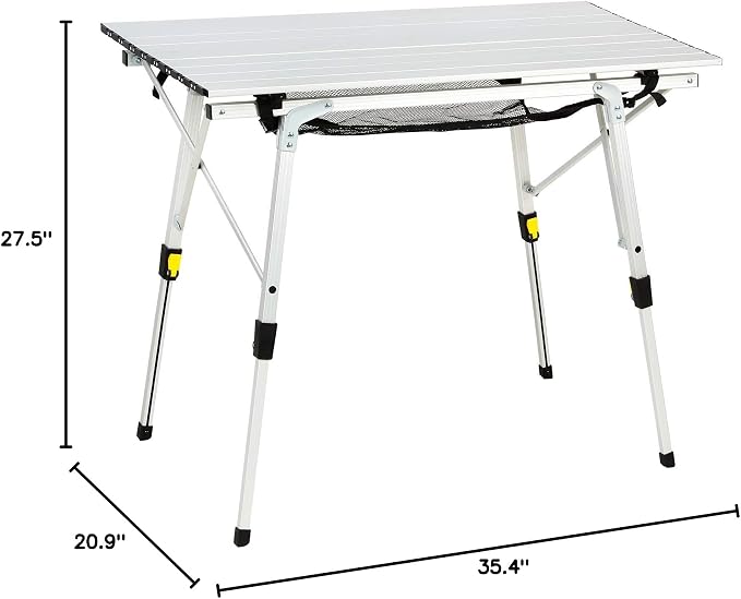 PORTAL Outdoor Folding Portable Picnic Camping Table - Image 3