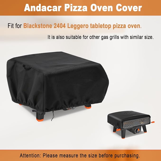 Waterproof Pizza Oven Cover for Blackstone 2404 Leggero Tabletop Pro Pizza Oven - Image 2