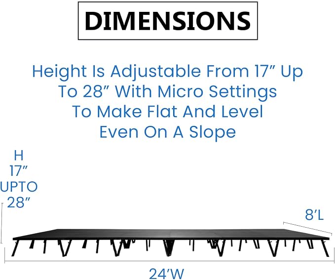 8'x24' MYSTAGE 12 Stage Platform - Image 2