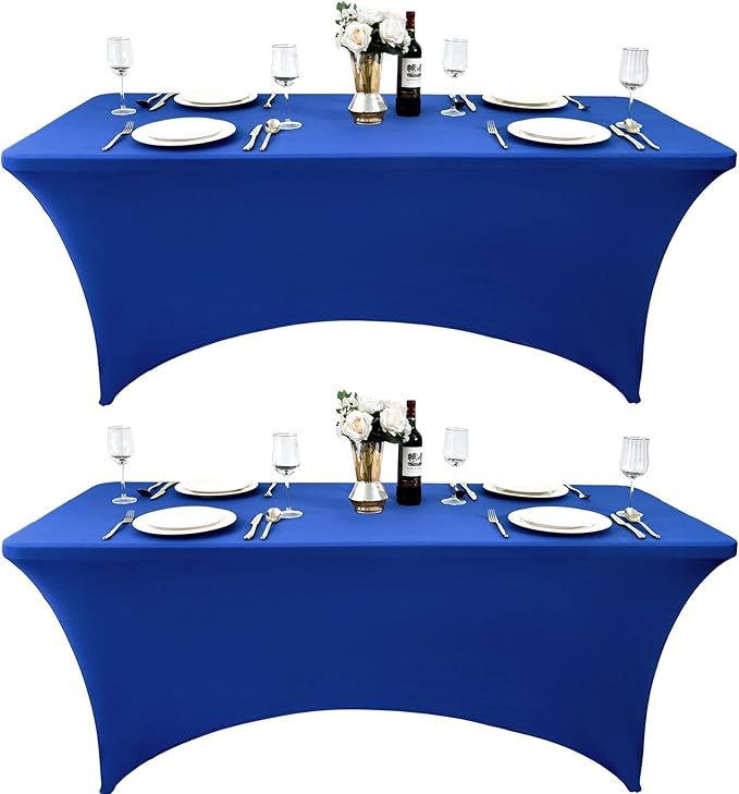 2-Pack 6ft Spandex Table Covers by Unknown