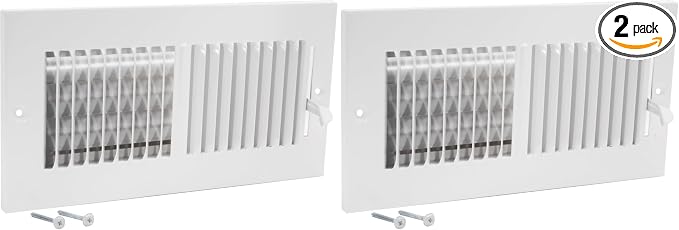 EZ-FLO 10 x 4 Inch White Air Vent Cover by EZ-FLO
