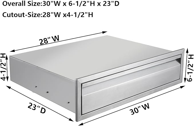 Outdoor Kitchen Drawer, BBQ Island Drawers - Image 2