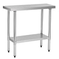 Stainless Steel Work Table 18 x 36 Inch, NSF Commercial Prep Table by OKEYOLIVE