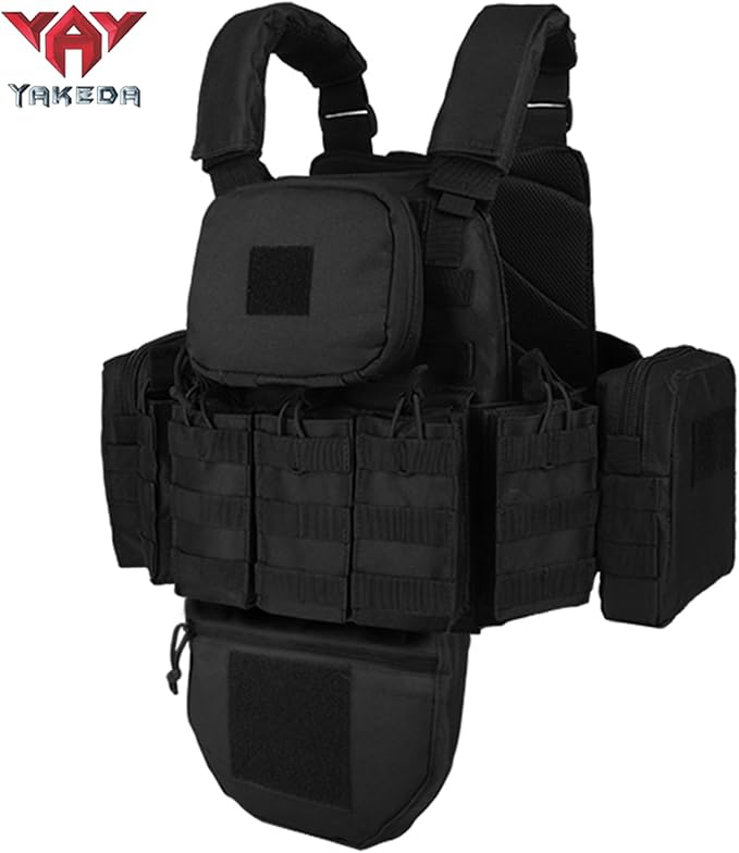 YAKEDA Outdoor Removable CS Training Vest, Molle Breathable Training Quick - Image 2