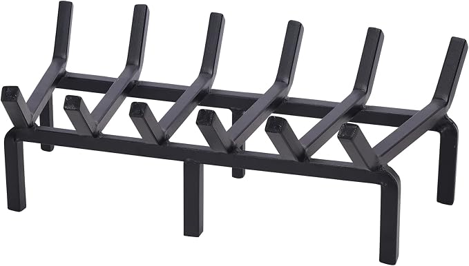 Heavy Duty Solid Steel Fire Grate by TwentyNext