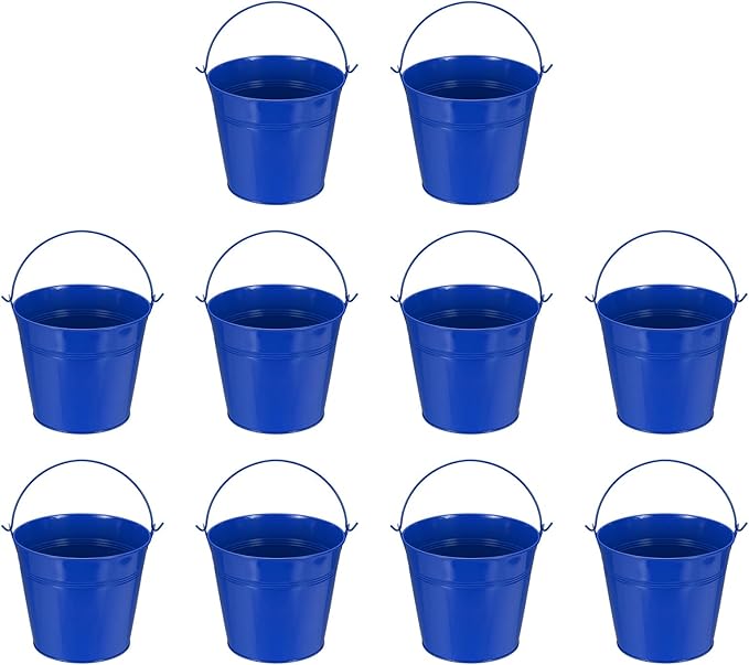 Small Metal Buckets, Mini Buckets by YELARXI
