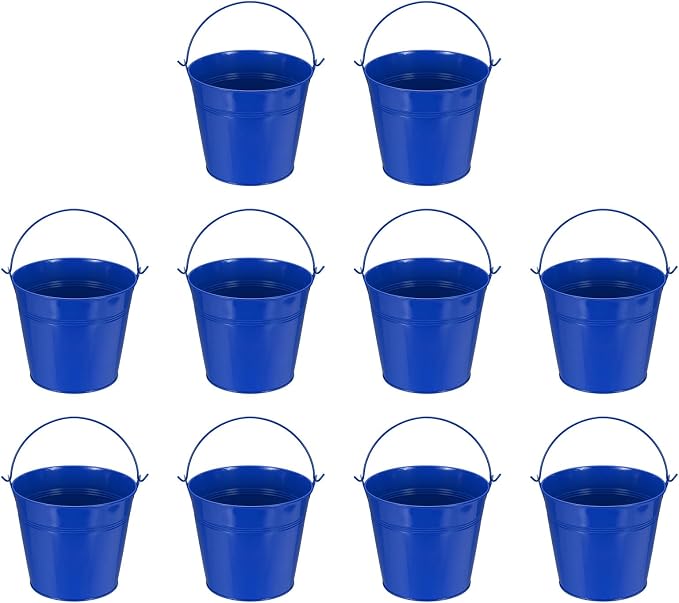 Small Metal Buckets, Mini Buckets by YELARXI