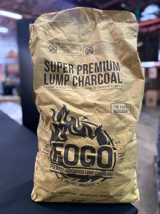FOGO Super Premium Hardwood Lump Charcoal, Natural Large Sized Lump Charcoal - Image 2